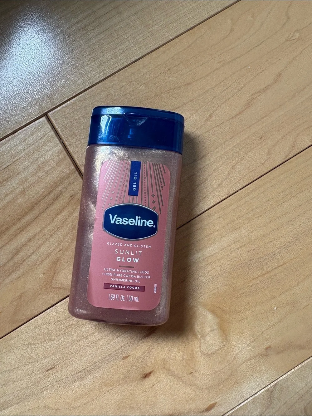 NWT Vaseline Glaze and Glisten Sunlit Glow Shimmering Gel Body Oil MINI